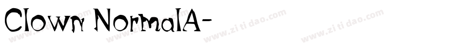 Clown NormalA字体转换